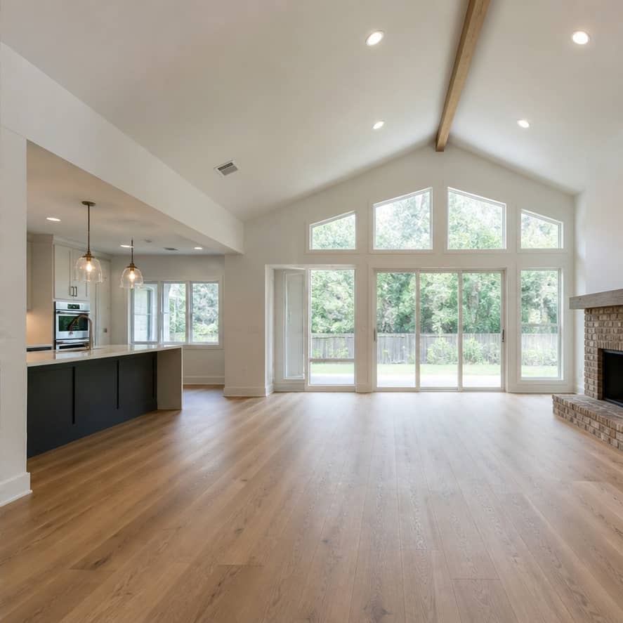 Completed contemporary whole-home renovation