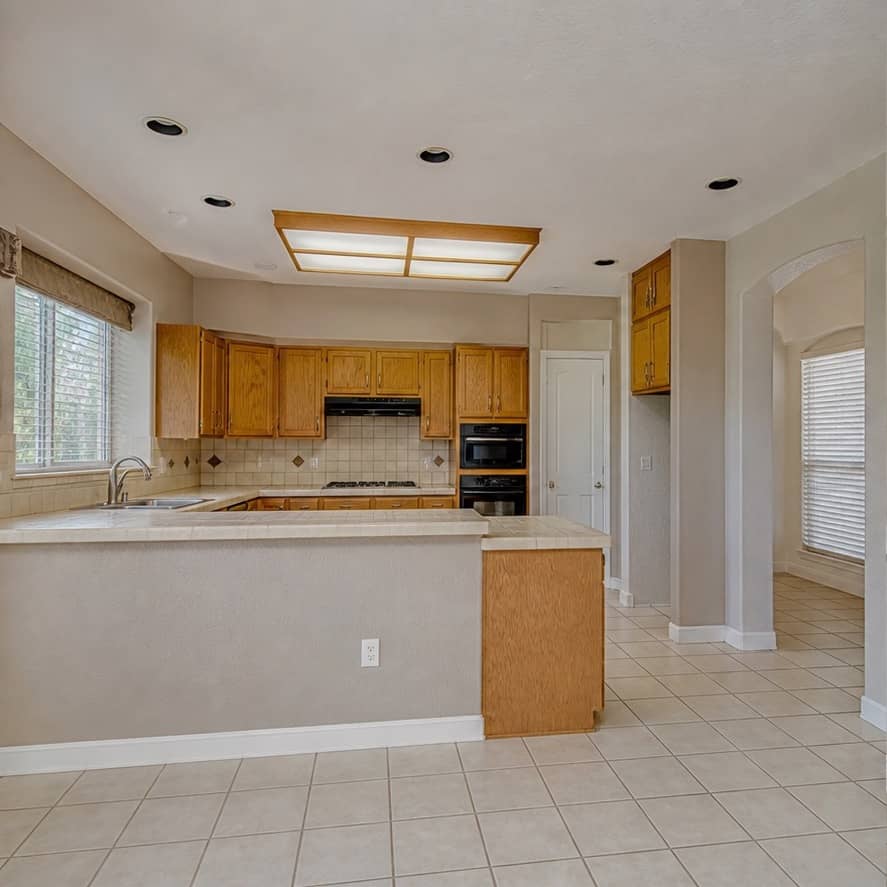 Kitchen before a complete remodel